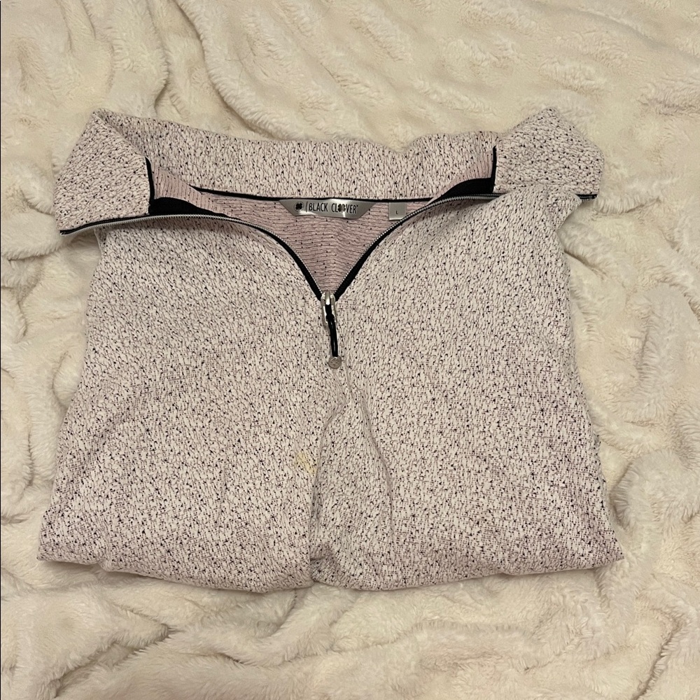 Black Clover Women's Speckled Jacket - Light Pink